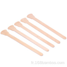 Épilation des outils de cire en bois Sticks de cire pour le visage en bois